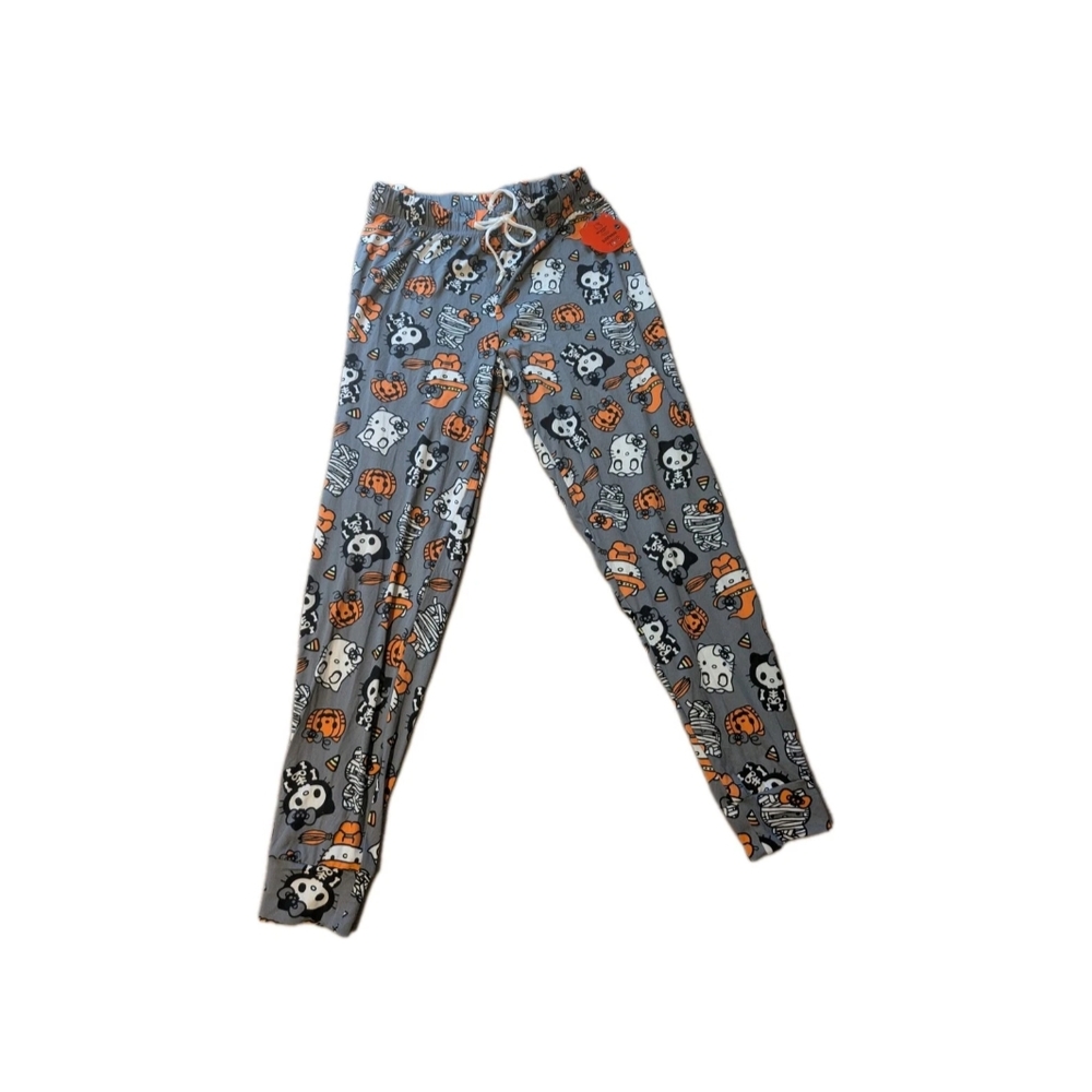 Hello Kitty Gray and Orange‎ Women's  Joggers Nwt Size Small